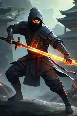 Warrior of the Flames: The Fiery Ninja
