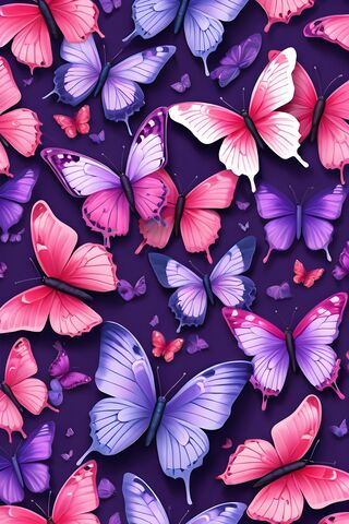 NEON BLUE AND PURPLE