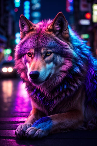 Neon Wolf