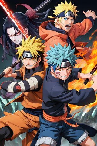 Naruto and Demon Slayer