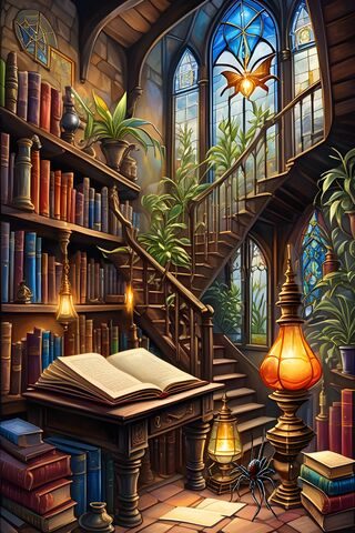 Naturalist Owns Library