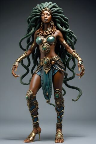 Nubian Medusa No Style