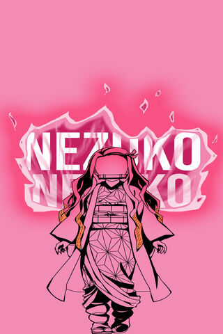 Nezuko's Bold Stance 🌸✨