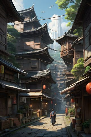 Enchanted Alleyway in a..