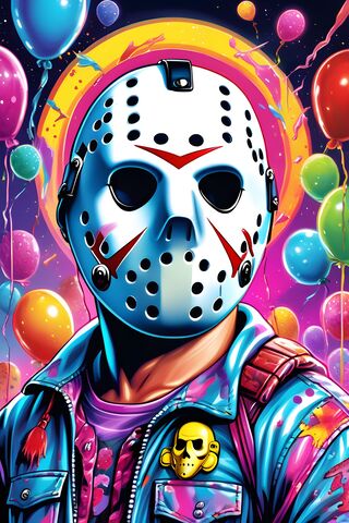 Neon Jason On Friday