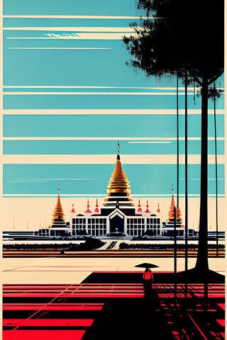 Serene Splendor of the Temple 🌅🏯