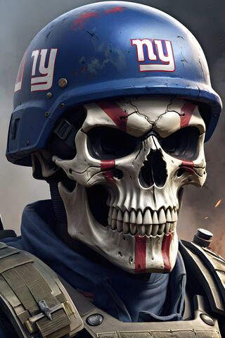 New York Giants Skull