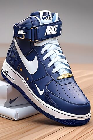 Stylish Blue Nike Air F..