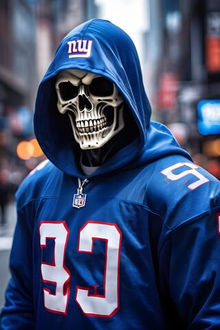 New York Giants Skull
