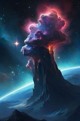 Cosmic Eruption 🌌🌋