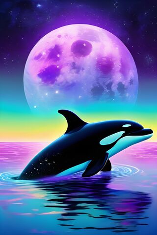 Neon Dolphins