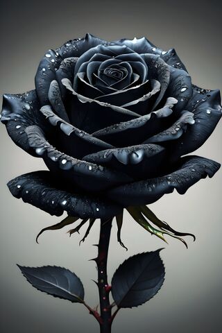 Enigmatic Black Rose 🌹✨