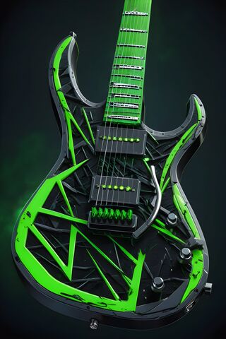 NEON GREEN ELECTRIC GUI..