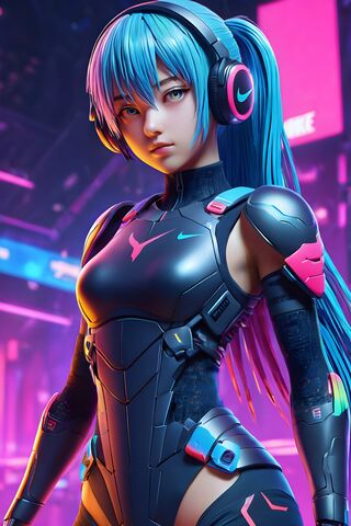Futuristic Cyber Warrio..