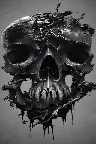 Dark Elegance: The Skull Art