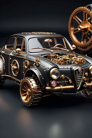 Old Steampunk Alfa Romeo Giulietta
