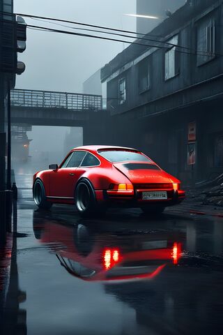 Old Porsche