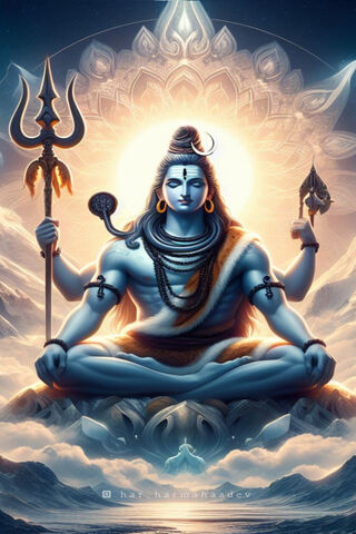 Divine Serenity: Lord Shiva 🌌✨