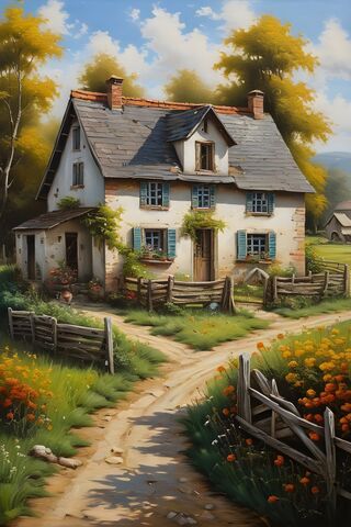 Charming Countryside Cottage 🌼🏡