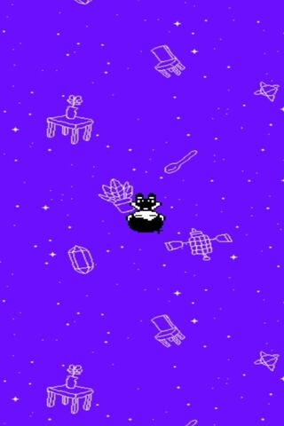 Whimsical Frog in a Dreamy Space