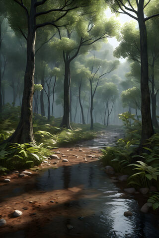 Enchanted Forest Stream..