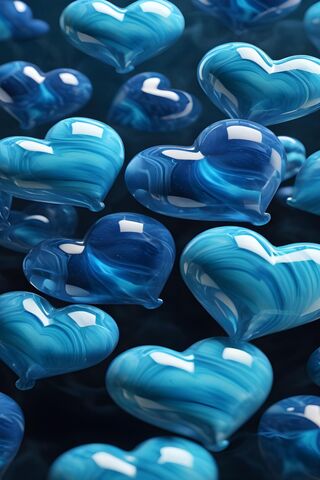 Blue Heart Bliss 💙✨