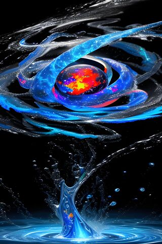 Cosmic Splash 🌌💧