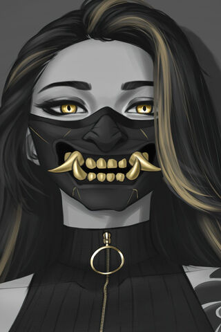 Mysterious Masked Beaut..