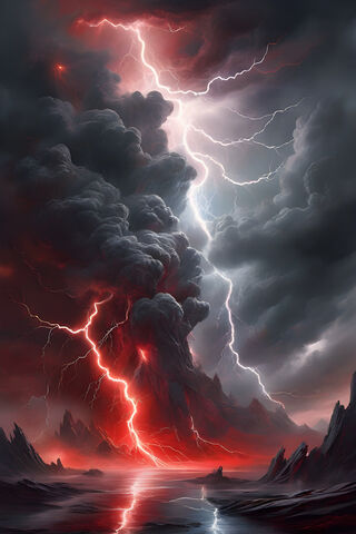 Eruption of Fury 🌩️🔥