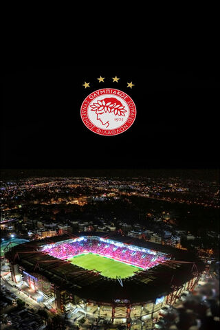 Olympiacos Stadium Under the Night Sky 🌟⚽