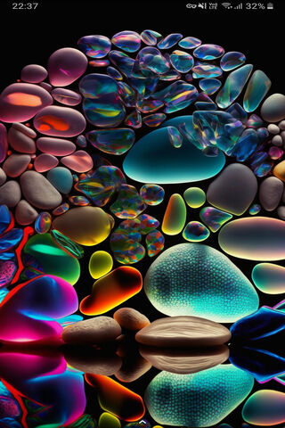 Colorful Abstract Gems ..