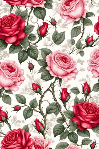 Pink and Red Rose