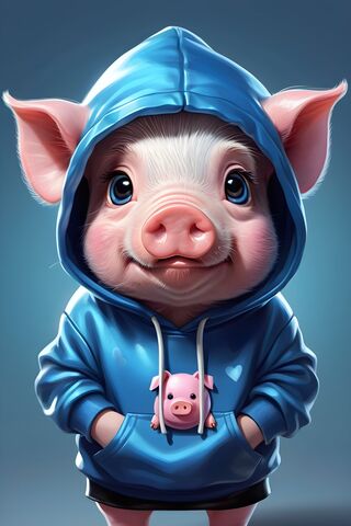 Pig In A Hoodie