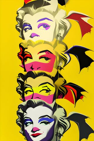 Pop Art Glamour with a ..