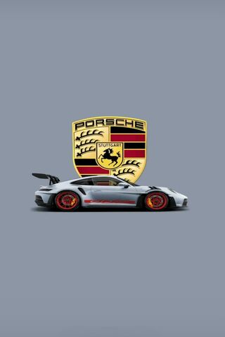 Sleek Porsche Racing Car