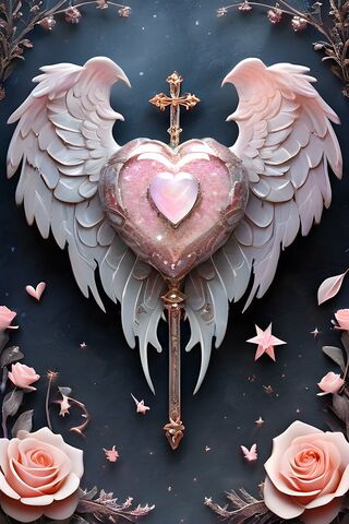 Pigeon With Sword With Heart
