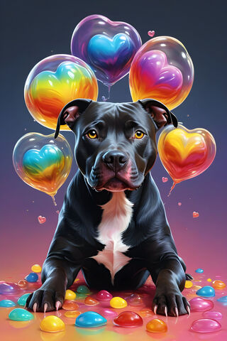 Pitbull Love: A Heartfelt Celebration! 💖🎈