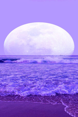 Dreamy Moonlit Waves 🌊🌙