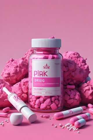 Vibrant Pink Pill Colle..