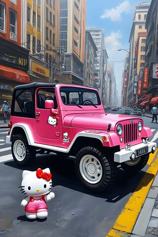 Hello Kitty Adventure 🚗✨