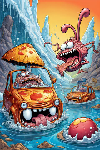 Cheesy Chaos on Wheels!..