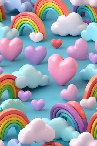 Whimsical Rainbow Dreams 🌈💖