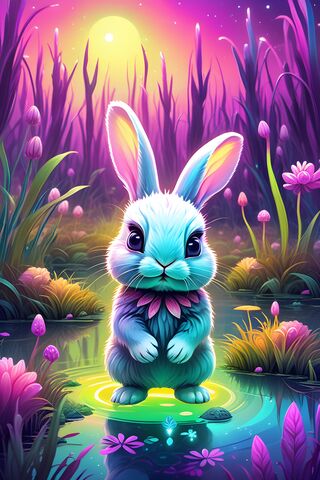 Psychedelic Bunny