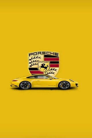 Sleek Yellow Porsche 🚗💨