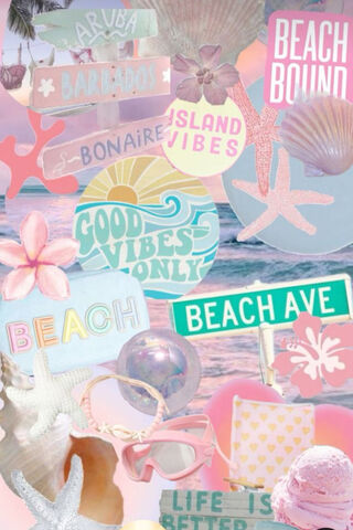 Tropical Vibes Collage 🌴✨