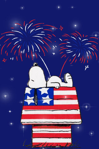 Patriotic Snoopy