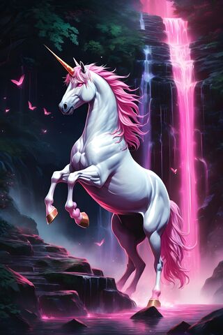 Pink Eyes Unicorn