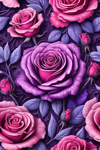 Purple Roses
