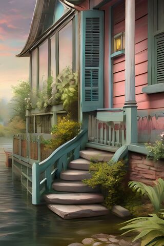 Pastel Painting Art Work