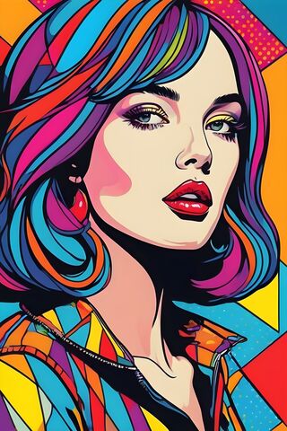 Vibrant Pop Art Portrait 🎨✨